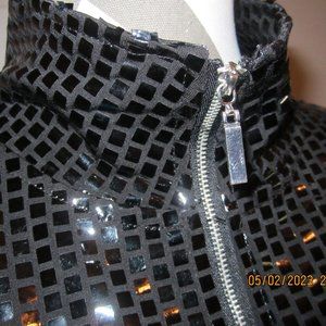 Erin London Women's jacket, black, covered in bling!! Size M